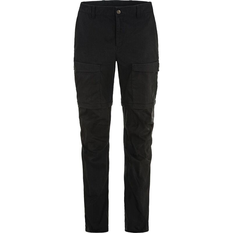 フェールラーベン レディース ボトムス カジュアルパンツ Fjallraven Abisko Hybrid Trail Zip-Off Trouser - Women's Black ブラック