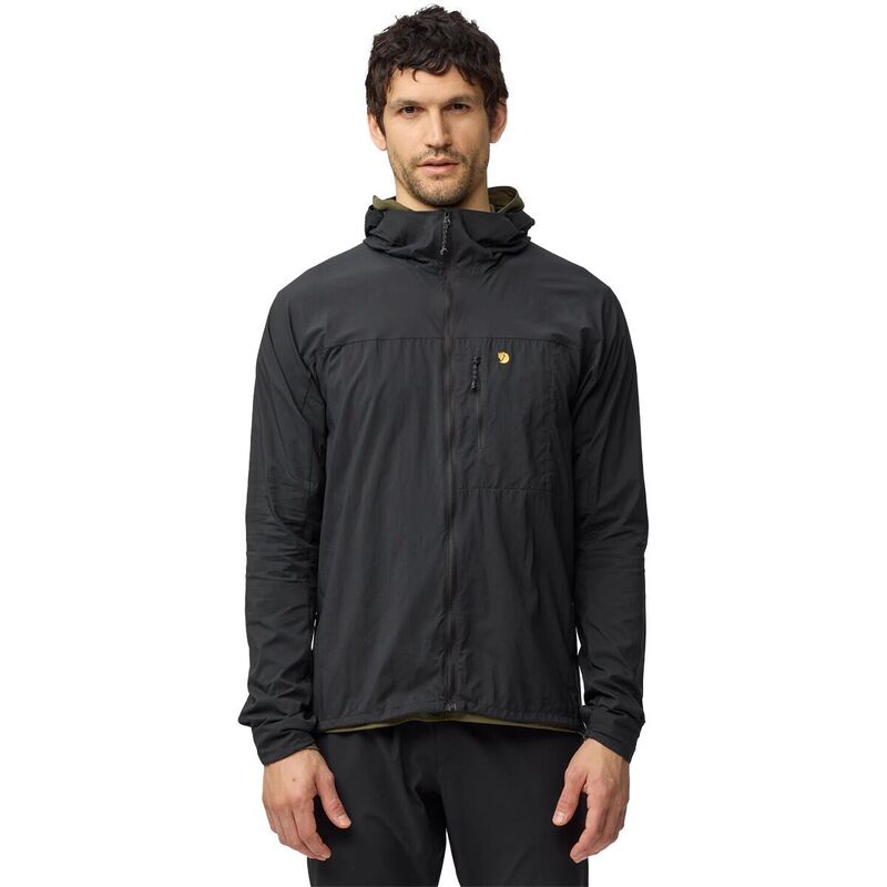 フェールラーベン メンズ アウター ジャケット・ブルゾン Fjallraven Bergtagen Windshell Jacket - Men's Black ブラック|ReVida 店