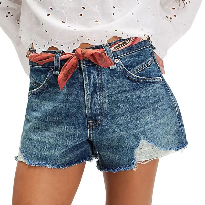 フリーピープル レディース ボトムス カジュアルパンツ デニム Free People Now Or Never Denim Short - Women'sunsational デニム｜ReVida 店