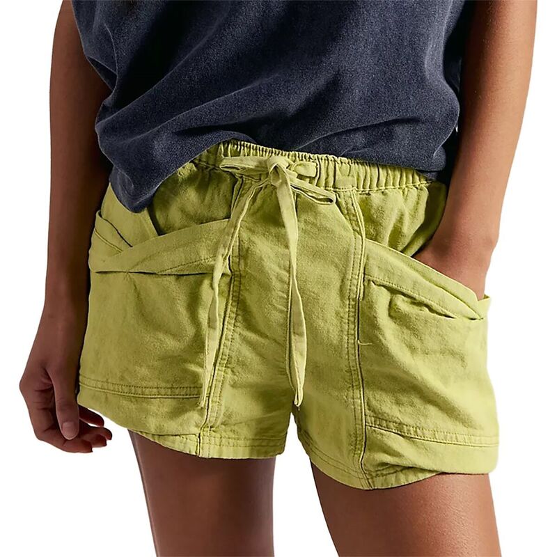 フリーピープル レディース ボトムス 心地好いズボン下 Free People Good Fortune Short - Women\u0027s Warm Olives ボトムス-レディースファッション