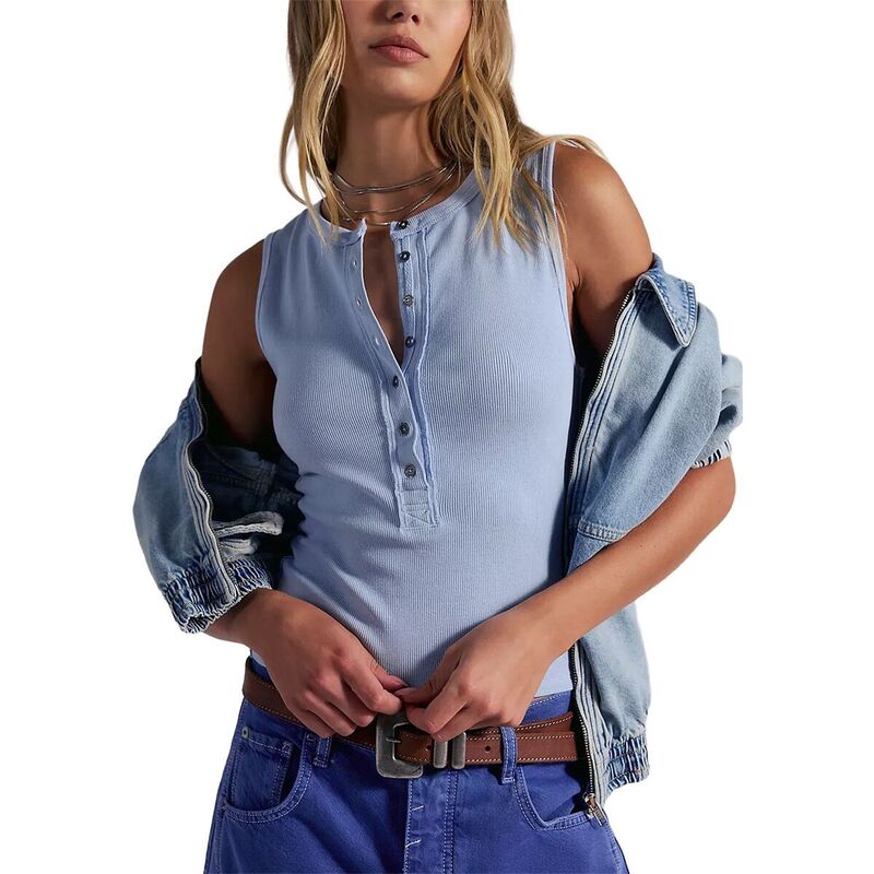 フリーピープル レディース トップス 貯蔵タンクいの一番 Free People Jamie Henley Tank Top - Women\u0027s Dew Shine トップス-レディースファッション