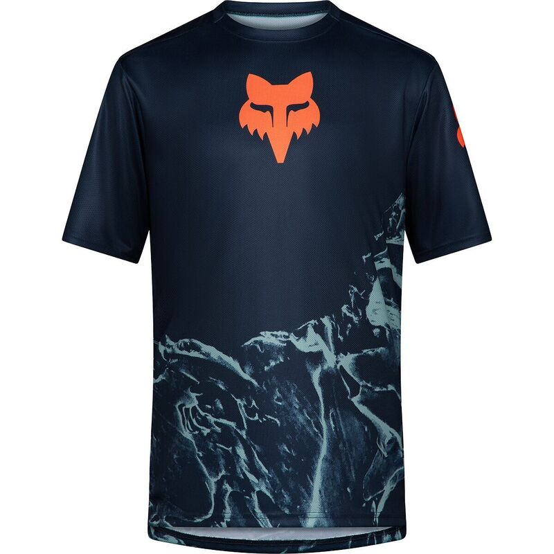 フォックスレーシング メンズ トップス Tシャツ 半袖 ジャージー Fox Racing Ranger Short-Sleeve Jersey - Men\'s Arctic Blue Image Print ブルー｜ReVida 店