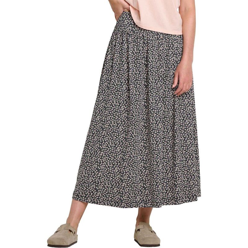 ドード アンドコー レディース ボトムスカート ミディ Toad&Co Chaka Midi Skirt - Women'salt Ditsy Print|ReVida 店