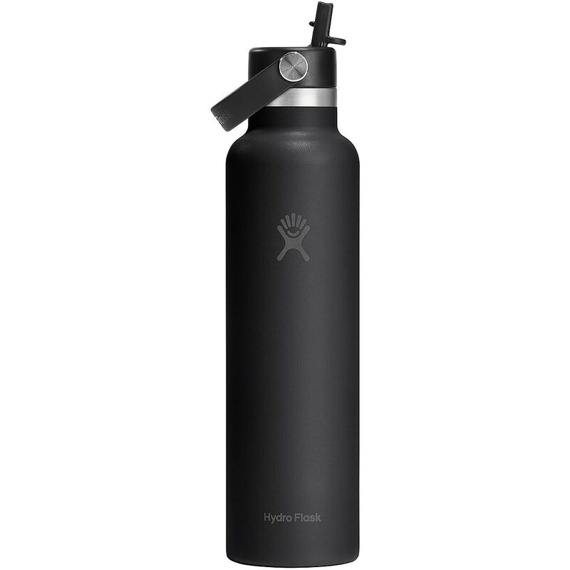 ハイドロフラスク メンズ 御徒面子 うしろ側容器に並べる・背嚢 旗がしら Hydro Flask 24薬局衡オンス Standard Flex Straw Cap Black2