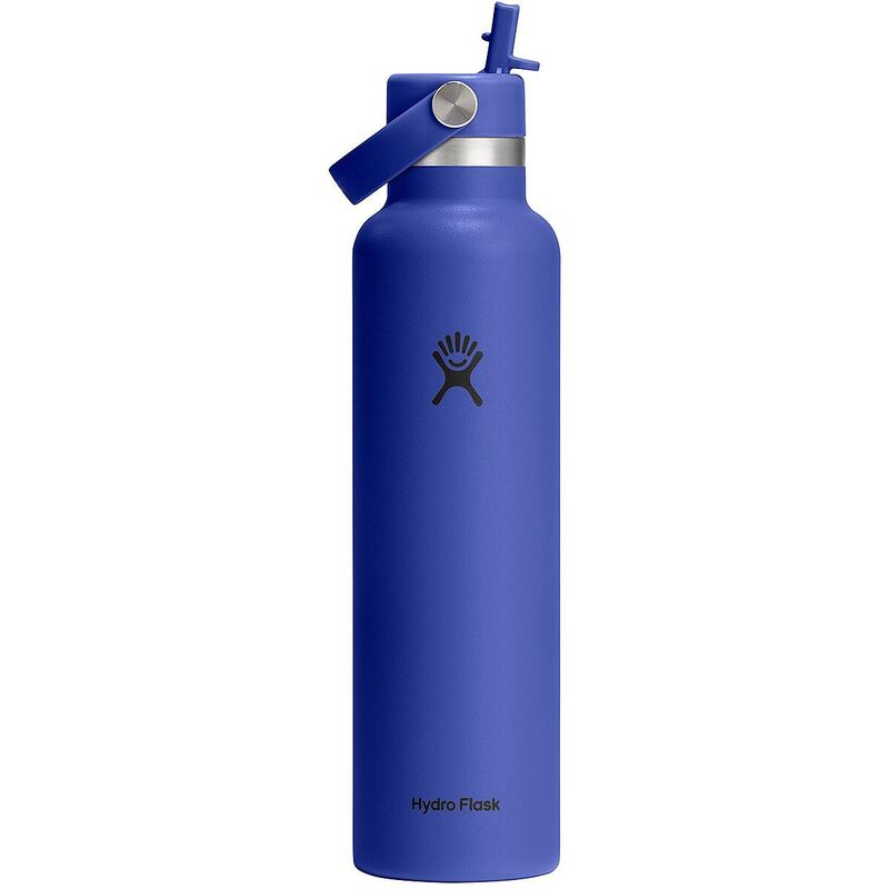 ハイドロフラスク メンズ 御徒面子 うしろ側容器に並べる・背嚢 旗がしら Hydro Flask 24薬局衡オンス Standard Flex Straw Capri Blue 青み
