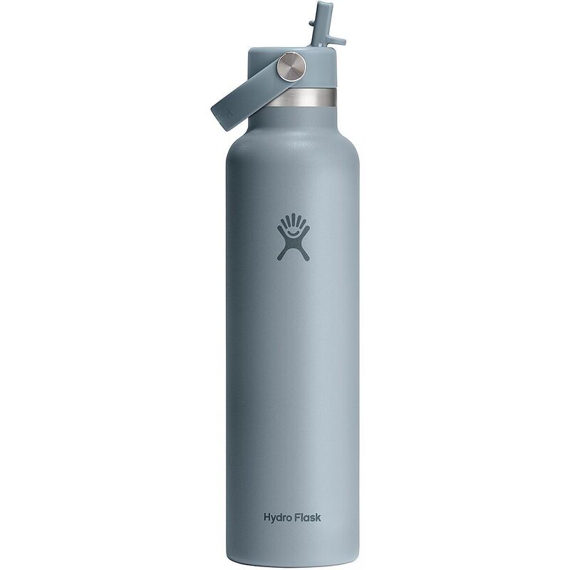 ハイドロフラスク メンズ 御徒面子 うしろ側容器に並べる・背嚢 旗がしら Hydro Flask 24薬局衡オンス Standard Flex Straw Cap Shale Gray 薄墨色