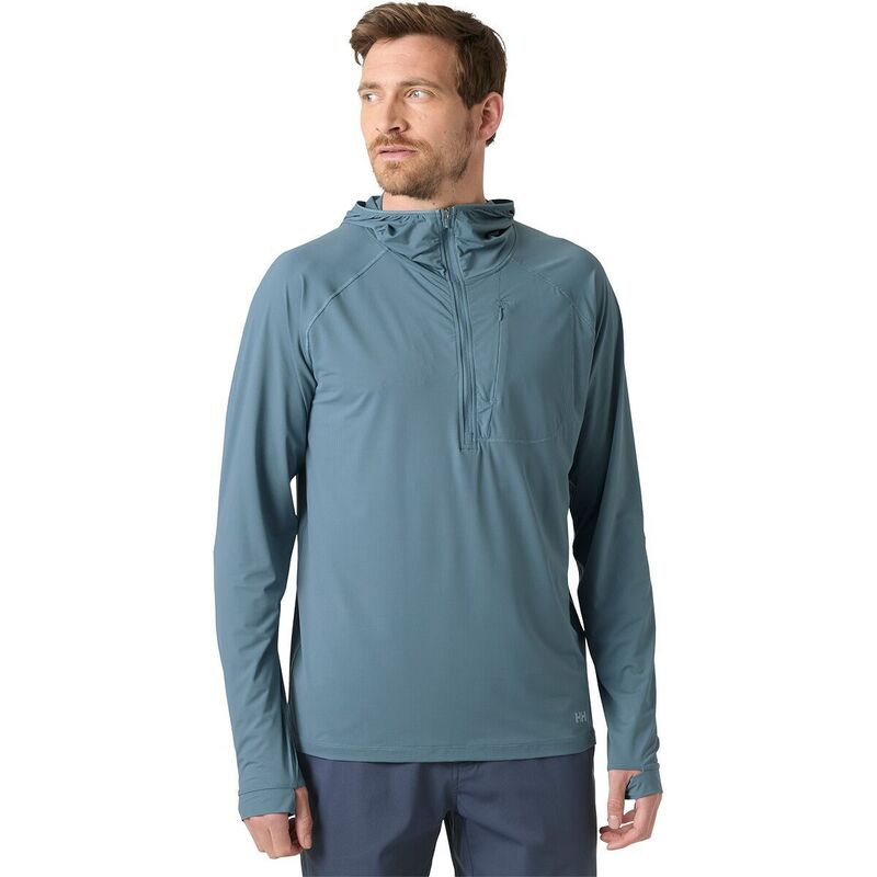 ヘリーハンセン メンズ アウター パーカー・スウェット Helly Hansen Shine Solen 1/2-Zip Hoodie - Men\u0027s Washed Navy 米国海軍