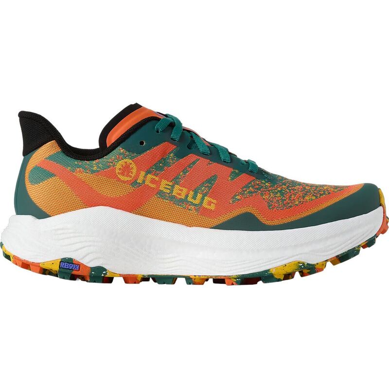 内燃機関欠陥 レディース シューズ スニーカー Icebug Jarv RB9X Trail Running Shoe - Women\u0027s Grapefruit/Green 緑であること