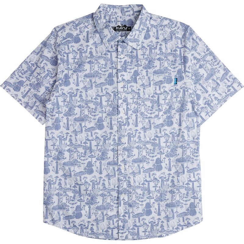 カブー メンズ トップス シャツ 半袖 KAVU Topspot Short-Sleeve Shirt - Men's Mushroom Forest フォレスト