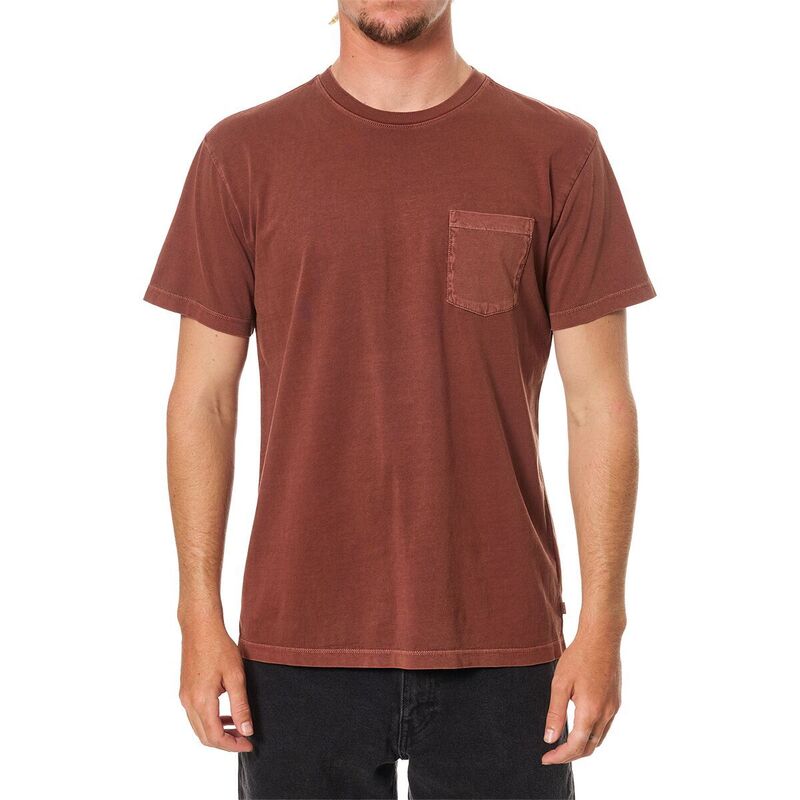 ケイティン メンズ トップス ティーシャツ Katin Base T-Shirt - Men\u0027s Mahogany Tシャツ・カットソー-メンズファッション