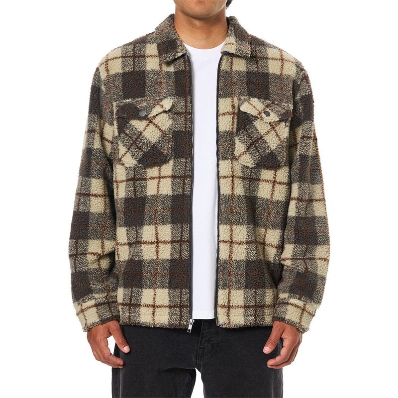 ケイティン メンズ アウター ジャケット・ブルゾン Katin Anderson Sherpa Jacket - Men's Gravel