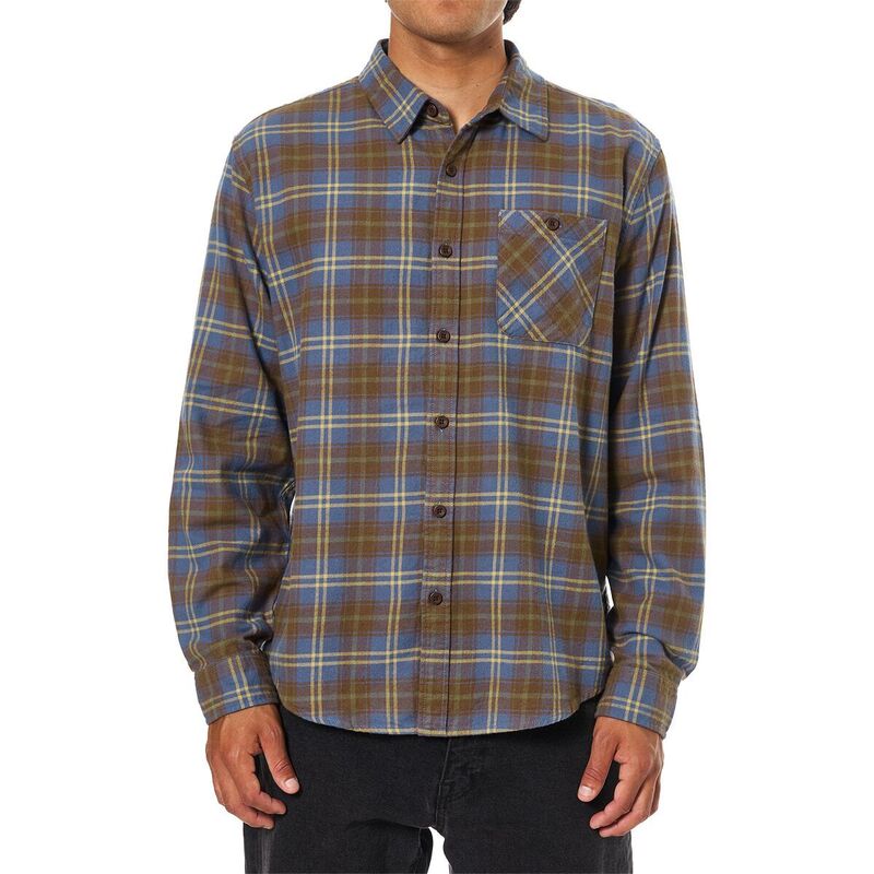 ケイティン メンズ トップス プルオーバー Katin Derek Flannel - Men\u0027s Washed Blue 青色