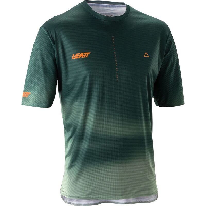 リアット メンズ トップス Tシャツ ジャージー Leatt MTB Trail 3.0 Jersey - Men'spruce Green グリーン