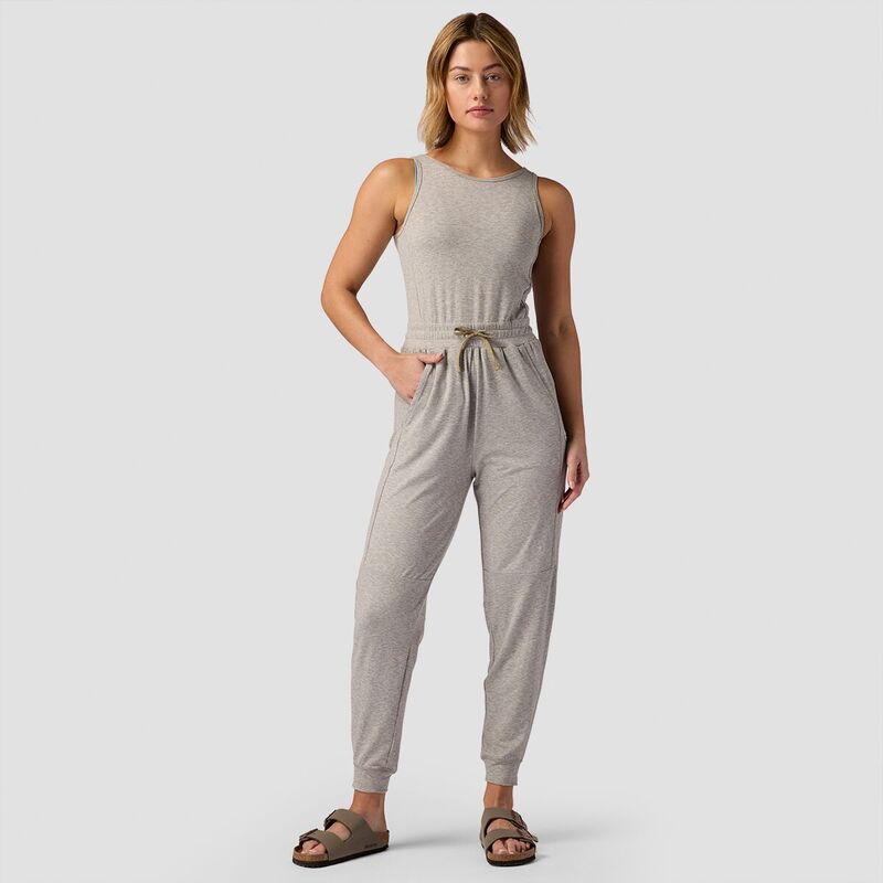バックカントリー レディース ボトムス スカート ジャンプスーツ Backcountry Destination Everywhere Jumpsuit - Women's Goat Grey グレー｜ReVida 店