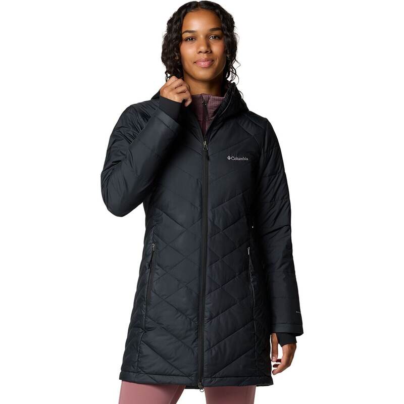 コロンビア レディース アウター ジャケット・ブルゾン フーデッドジャケット ジャケット Columbia Heavenly Long Hooded Jacket - Women's Black2