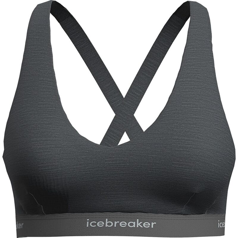 アイスブレーカー レディース アンダーお召しもの ブラ Icebreaker Merino 125 Cool-Lite Sprite Racerback Bra - Women\u0027s Gritstone Heather ギョリュウモドキ インナー・下着・ナイトウェア-ブラジャー