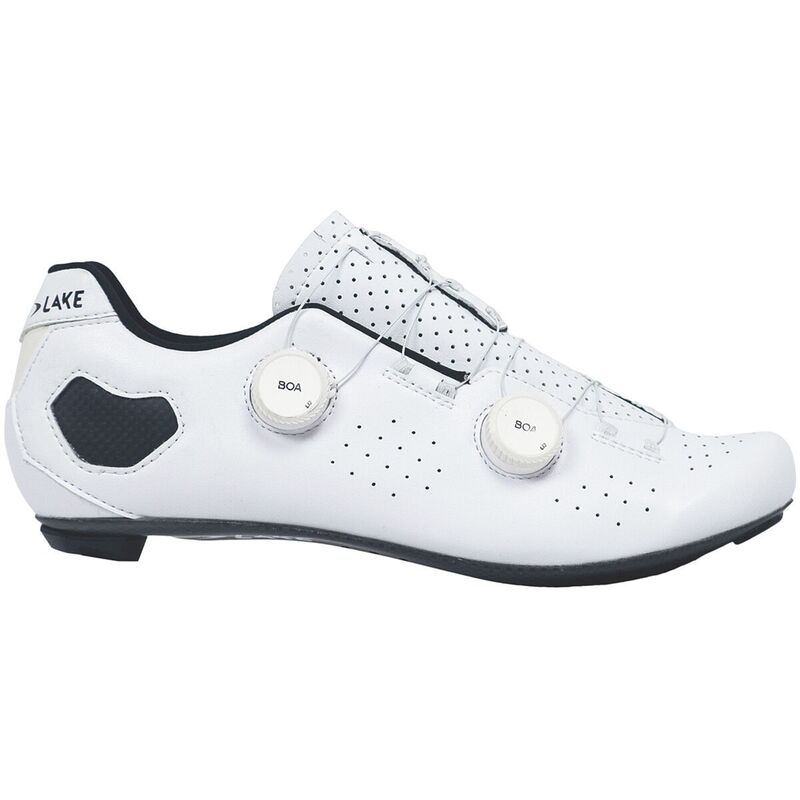 レイク メンズ シューズ スニーカー Lake CX333 Narrow Cycling Shoe - Men's White/White Clarino ホワイト