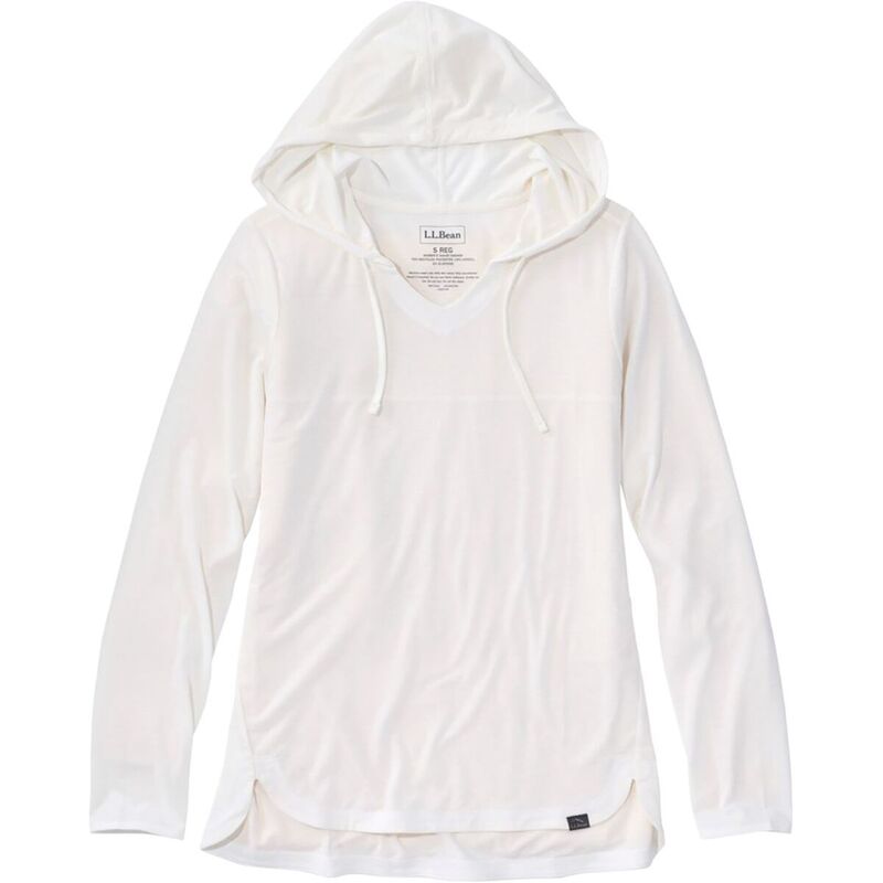 エルエルビーン レディース トップス Tシャツ パーカー L.L.Bean Everyday SunSmart Hoodie - Womenea Salt