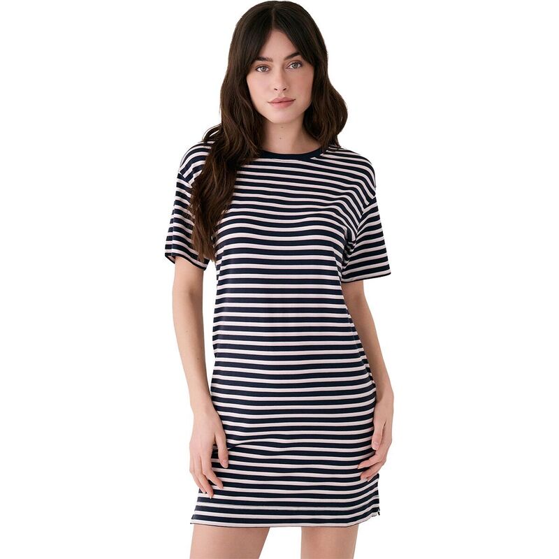 ロル レディース トップス ワンピース Tシャツ Lole Dynamic T-Shirt Dress - Women's Dynamic Stripe Outerspace ストライプ 14,585円