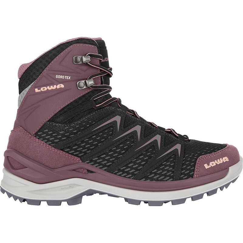 ロア レディース シューズ ブーツ・レインブーツ Lowa Innox GTX Mid Hiking Boot - Women's Black/Brown Rose ブラック