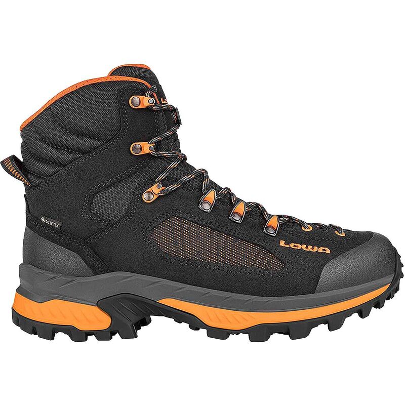 ロア メンズ シューズ ブーツ・レインブーツ Lowa Corvara GTX Mid Backpacking Boot - Men's Black/Orange ブラック