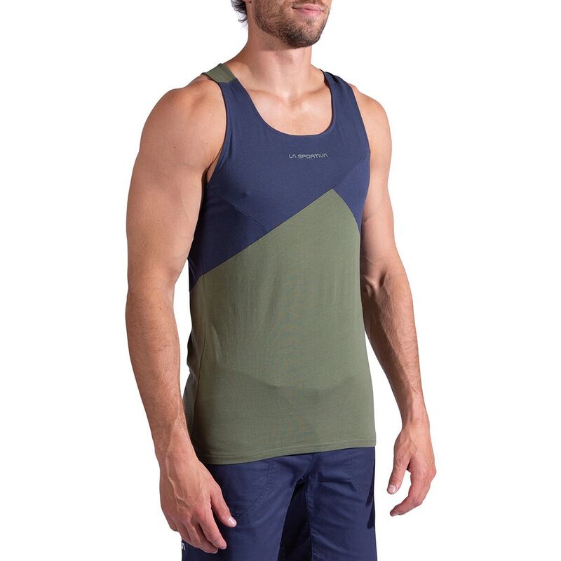 ラスポルティバ メンズ トップス Tシャツ La Sportiva Dude Tank Top - Men's Cypress/Night Sky