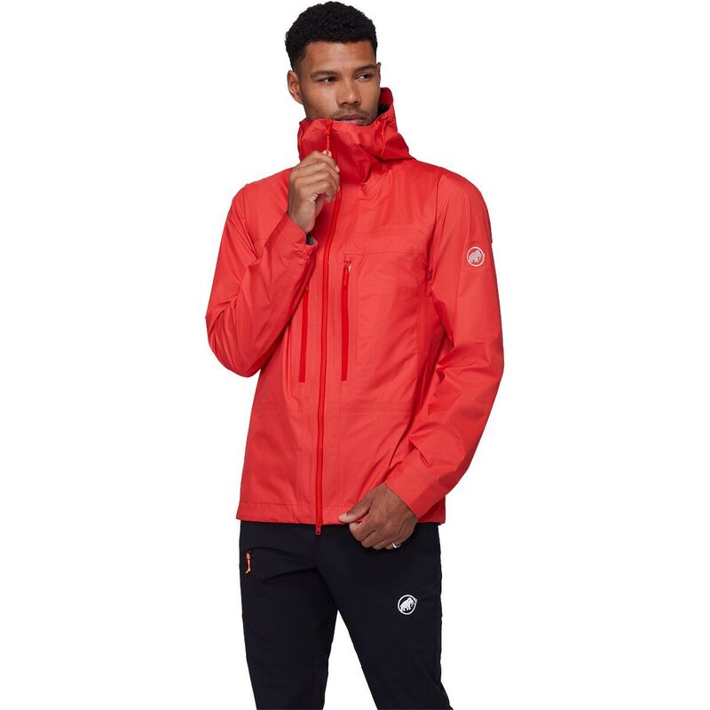 マムート メンズ アウター ジャケット・ブルゾン フーデッドジャケット Mammutaiss Light HS Hooded Jacket - Men's Mammut Red レッド｜ReVida 店