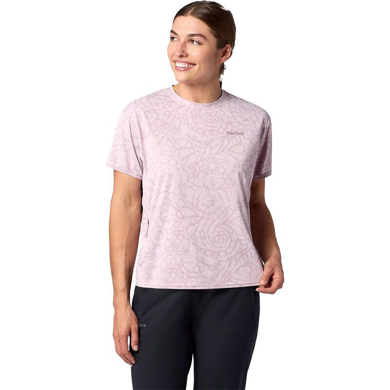 マーモット レディース トップス Tシャツ 半袖 Marmot AirExchange SolarShield Short-Sleeve Crew Top - Women Dustwirl