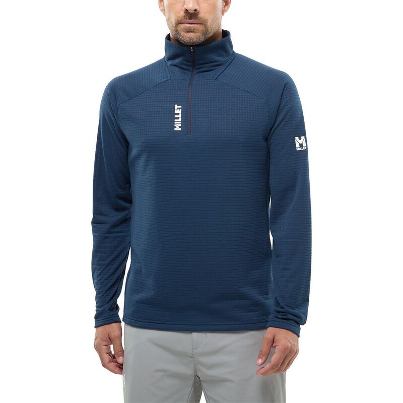 ミレー メンズ アウター 上衣・上衣 フリース MILLET Parmelan Light Fleece Pullover - Men\u0027saphir