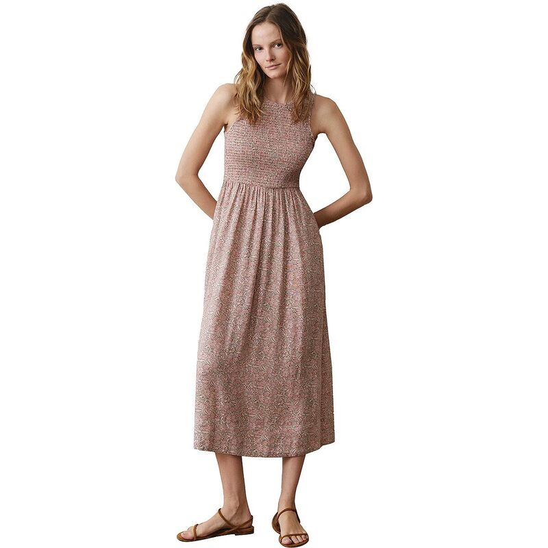 マリーン レイヤー レディース トップス ワンピース シャーリング マキシ Marine Layer Darcy Smocked Maxi Dress - Women's Multi Floral マルチカラー｜ReVida 店