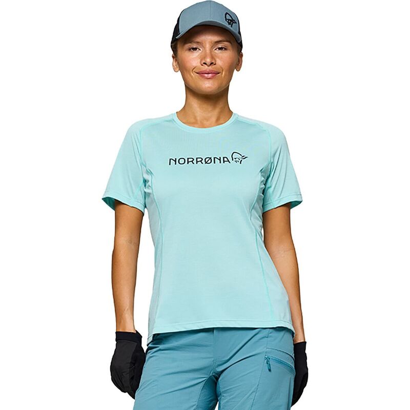 ノローナ レディース トップス Tシャツ Norrona Fjora Equaliser Lightweight-Shirt - Women's Aqua Haze アクア