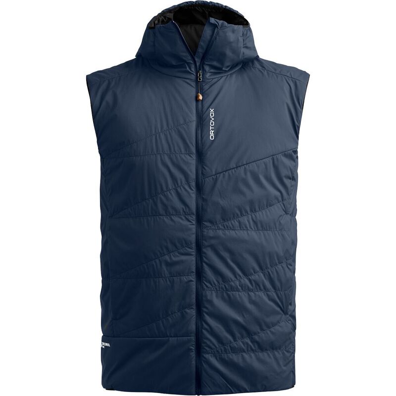 オルトボックス メンズ トップス より良い 羊毛 Ortovox Swisswool Piz Duan Vest - Men\u0027s Blue Nunatak 青色