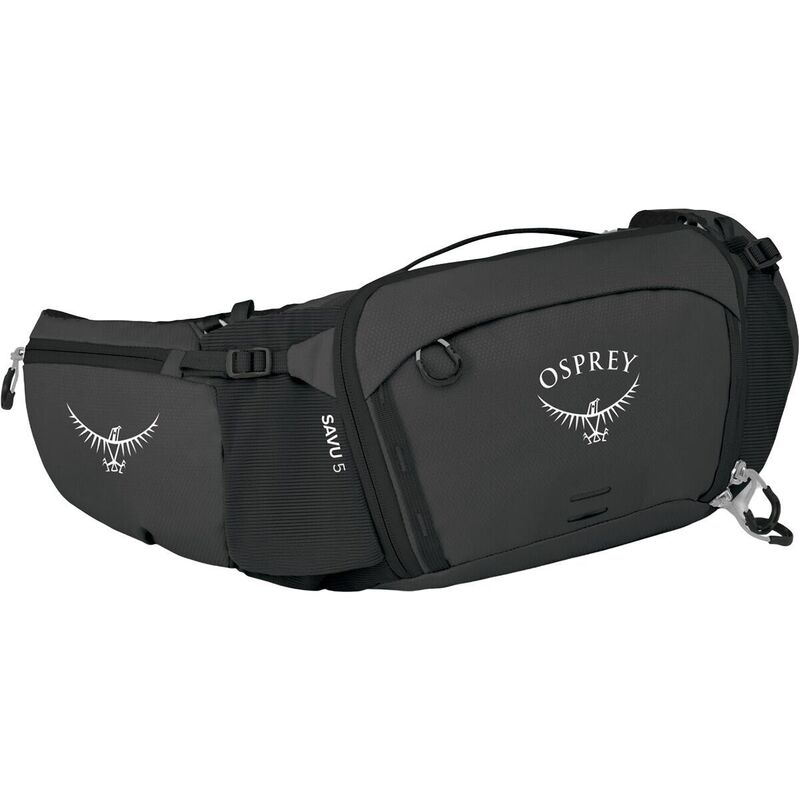 オスプレーパック メンズ 御徒面子 うしろ側容器に並べる・背嚢 Osprey Packsavu 5L Hydration Pack Raven Black 黒いこと バッグ-バッグ・小物・ブランド雑貨