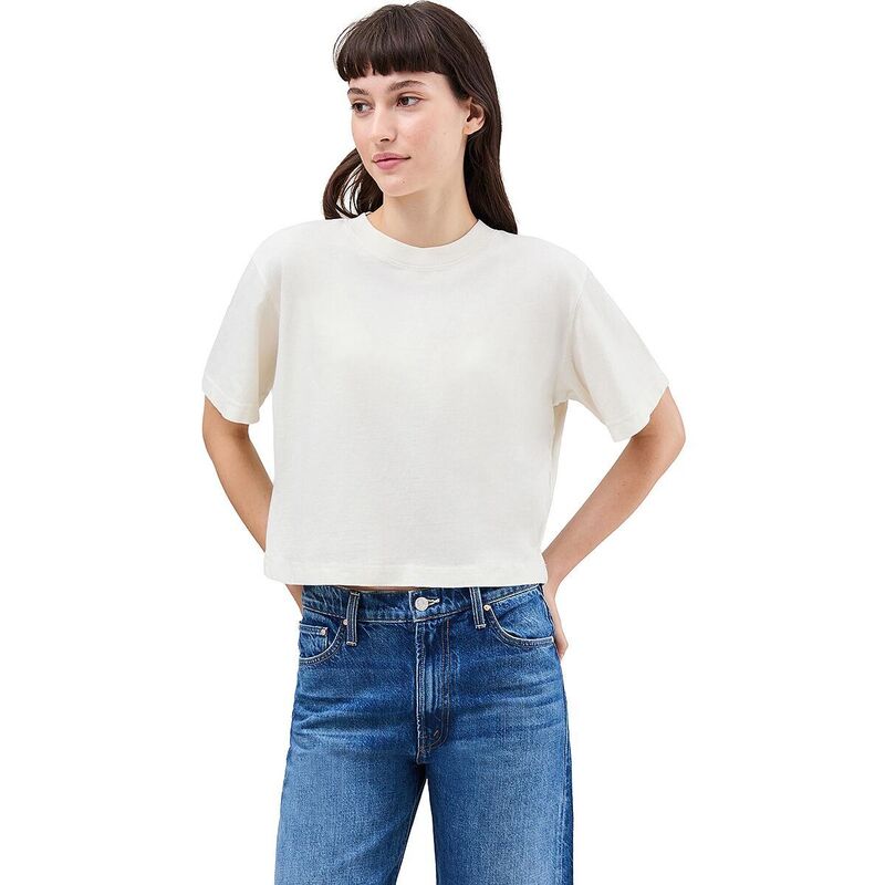 リッチャープアー レディース トップス Tシャツ Richer Poorerelaxed Crop T-Shirt - Women's Bone