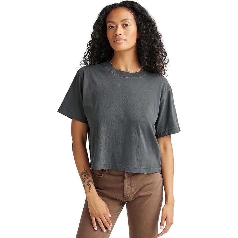 リッチャープアー レディース トップス ティーシャツ Richer Poorerelaxed Crop T-Shirt - Women\u0027stretch Limo レディースファッション-Tシャツ・カットソー-トップス