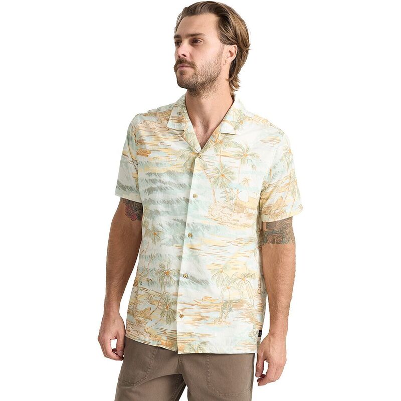 ローアク メンズ トップス シャツ Roark Gonzo Camp Collar Shirt - Men'seafoam