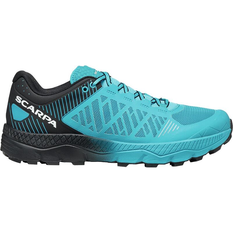 スカルパ メンズ シューズ スニーカー Scarpa Spin Ultra Running Shoe - Men's Azure/Black ブラック|ReVida 店