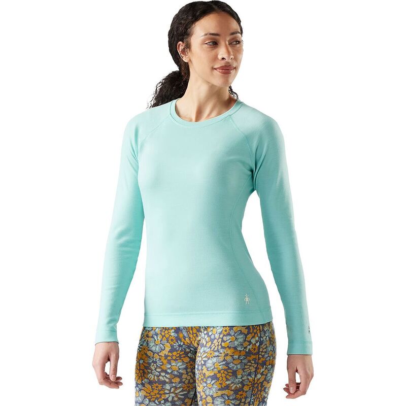 スマートウール レディース トップス Tシャツ Smartwool Classic Thermal Merino Crew Baselayer - Women's Pacific Blue ブルー