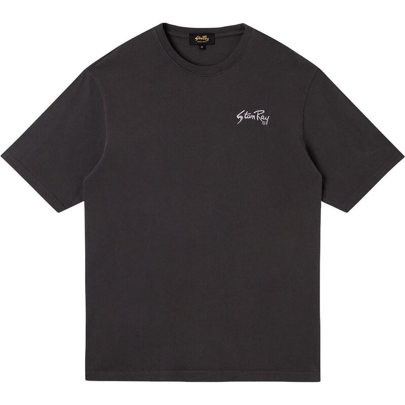 スタンレイ メンズ トップス Tシャツ Stan Ray Emb T-Shirt Raven Black ブラック