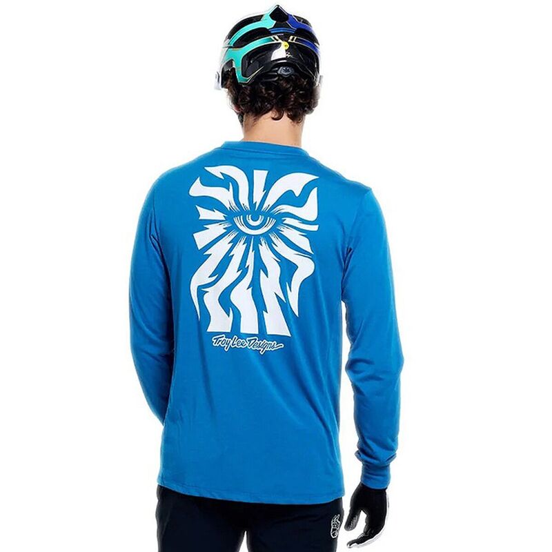 トロイリーデザイン メンズ トップス Tシャツ 長袖 Troy Lee Designskyline Long-Sleeve Ride T-Shirt - Men's Oneye Aero Blue ブルー 15,036円