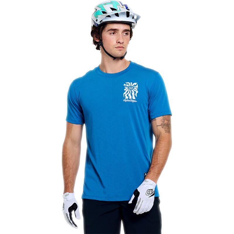 トロイリーデザイン メンズ トップス Tシャツ 半袖 Troy Lee Designskyline Short-Sleeve Ride T-Shirt - Men Oneye Aero Blue ブルー