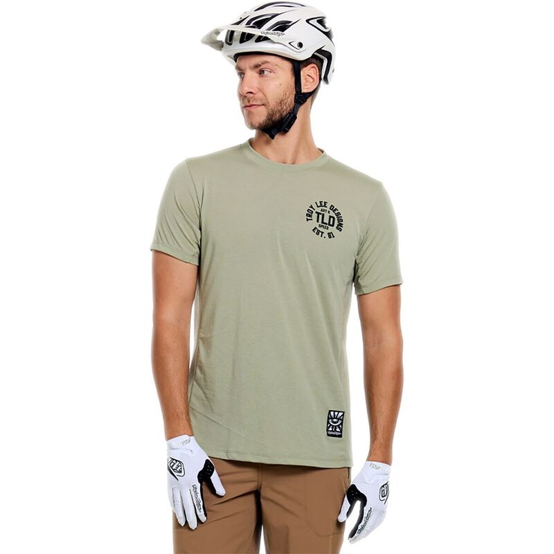 トロイリーデザイン メンズ トップス Tシャツ 半袖 Troy Lee Designskyline Short-Sleeve Ride T-Shirt - Mentampsage セージ