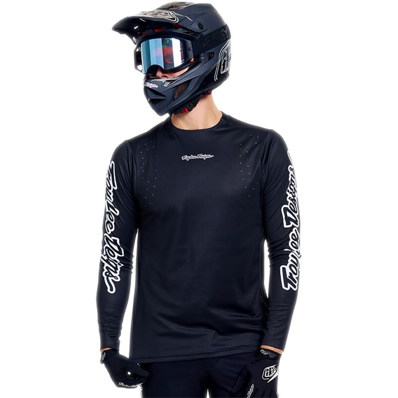 トロイリーデザイン メンズ トップス Tシャツ プリント ジャージー Troy Lee Designsprint Pro Jersey - Men's Mono Black ブラック
