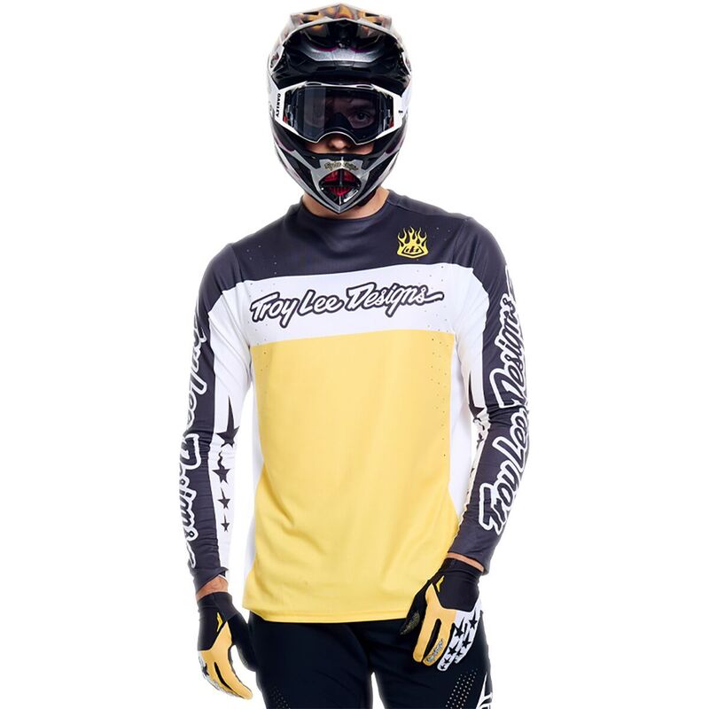 トロイリーデザイン メンズ トップス Tシャツ プリント ジャージー Troy Lee Designsprint Pro Jersey - Men's Yo Moto Butter