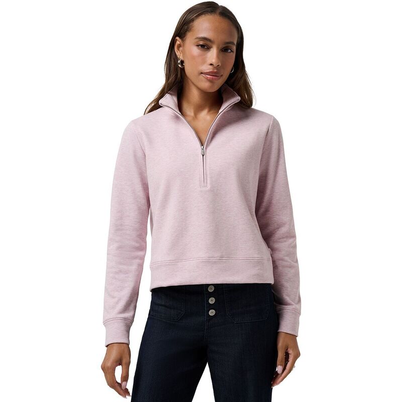 トラビスマヒュー レディース アウター パーカー・スウェット TravisMathew Cloud 1/2-Zipullover - Women's Heather Violet Ice ヘザー｜ReVida 店 27,820円