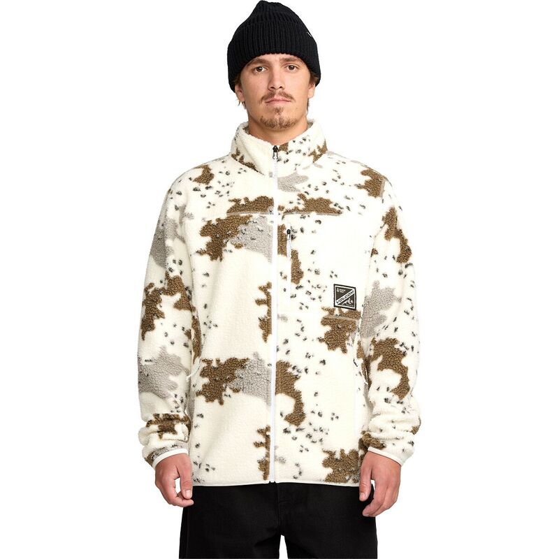 ボルコム メンズ アウター 上衣・上衣 Volcom Nelson Sherpa Full-Zip Jacket - Men\u0027s White 白いこと