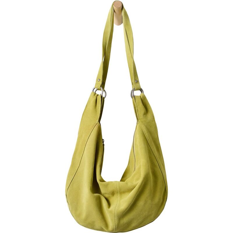 フリーピープル レディース バッグ スエード Free People Roma Suede Tote Bag - Women's Apple Green グリーン｜ReVida 店