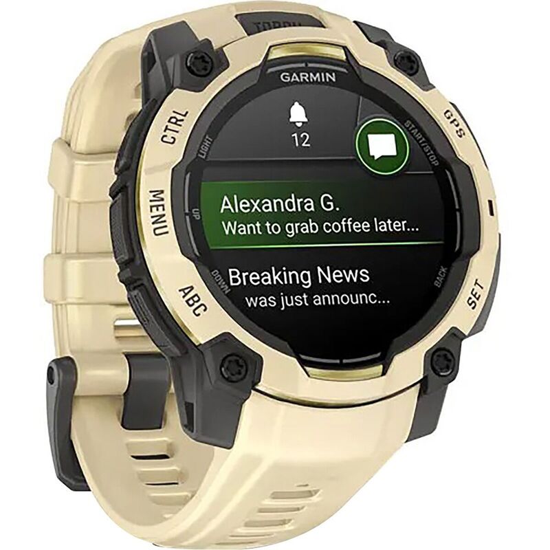 ガーミン メンズ 付属品 ウオッチ Garminstinct 3 AMOLED Sport Watch Citrine
