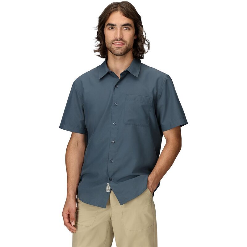 マーモット メンズ トップス シャツ 半袖 Marmot AirExchange SolarShield Short-Sleeve Shirt - Men's Thunderhead｜ReVida 店