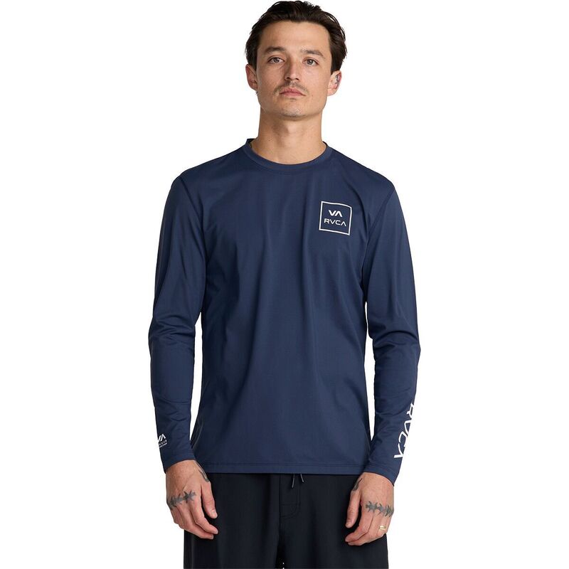 ルーカ メンズ トップス シャツ 長袖 RVCA Surf Long-Sleeve Shirt - Men's Navy ネイビー｜ReVida 店
